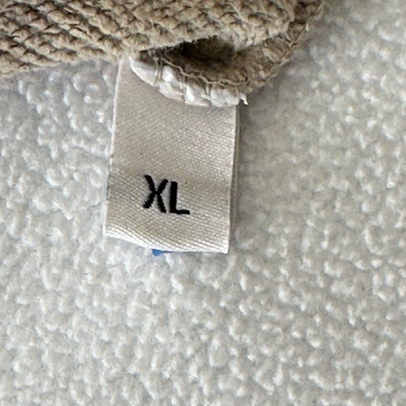 Taylor Swift The Tortured Poets Department Women’s XL Tan TTPD Embossed Hoodie - Picture 7 of 9